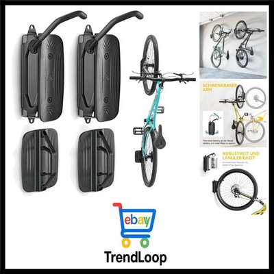 monTEK Schwenkbare Fahrrad Wandhalterung, Fahrradständer für die Garage, Fahr...