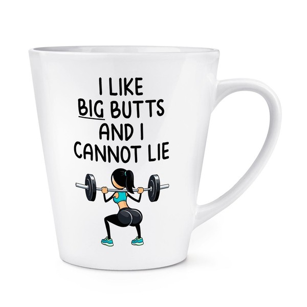 Gift Base Rude Gym Funny Kaffeebecher Latte 12Oz Tasse Keramik Weiß-image