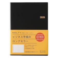 NOLTY 2026 B5 Weekly Planner Monthly Block Black 6126 2025 December Start