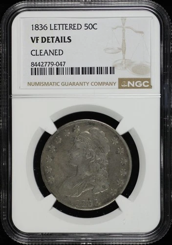 1836 Capped Bust Half Dollar — photo from another recent sale