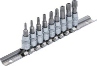"Torx Bit-Einsatz-Satz 9-Tlg. T10-T50 6.3Mm (1/4\") Bgs 2165 T-Profil"