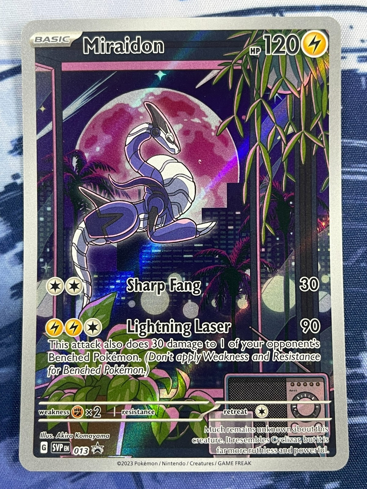 Pokemon TCG - Miraidon Full Art SVP 013 NM