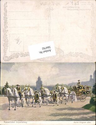 564792,Künstler AK Mariza Büngener Wien Kaiserlicher Imperialzug pub B.K.W.I. 74