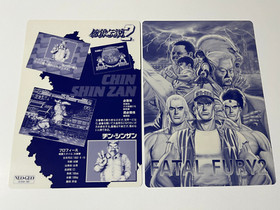 Gamest Garou Densetsu 2 SNK Neo Geo Shitajiki Pencil Board Set Japan