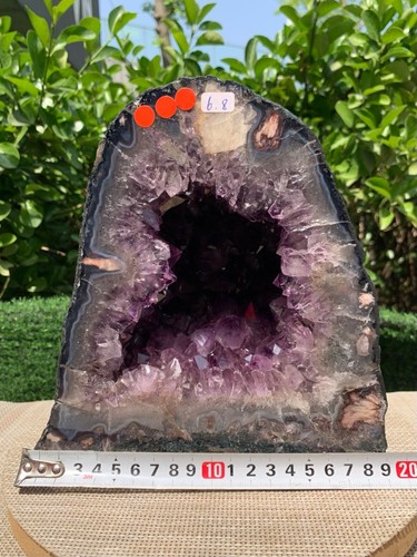 14.99LB Large Natural Amethyst Geode Cathedral Crystal Cluster Specimen Healing - Picture 8 of 12