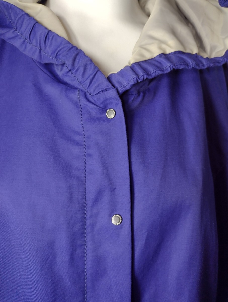 Long manteau imperméable violet pour femme, Imperméable à capuche violet foncé pour femme avec doublure et poches | Pourpre rubis - France