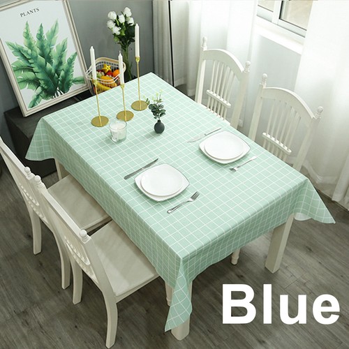 Water Stain Resistant PEVA Rectangle Tablecloth Party & Dining Cover Mat 137*180 - Picture 10 of 10