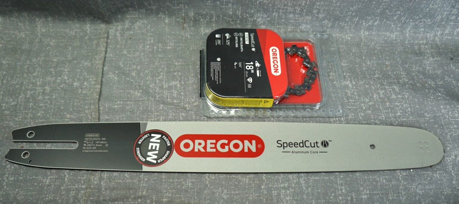 Oregon 180TXLBA074/95TXL068G Chainsaw Bar And Chain Combo 18" .325" Pitch .050"