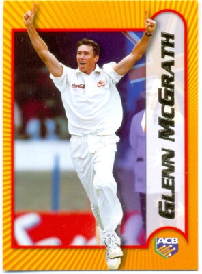 2000 ACB Gold Australian Cricket Signature series S13 Glenn McGrath - NSW Blues