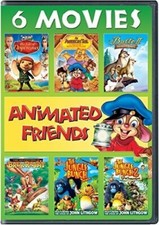 Animated Friends 6-Movie Collection DVD Sealed