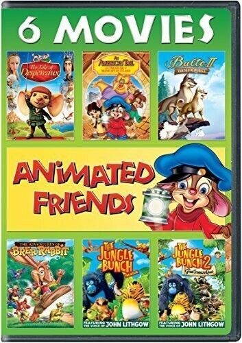 Animated Friends 6-Movie Collection 2 Disc (DVD) Free Shipping in Canada