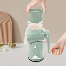3 In 1 Vegetable Fruit Slicer Cutter Shredder Food Manual Rotary Grater Chopper
