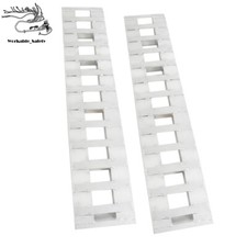 72x15 6ft Aluminum Trailer Ramps Car Trailer Truck Hook End 2 Ramps 6000lbs
