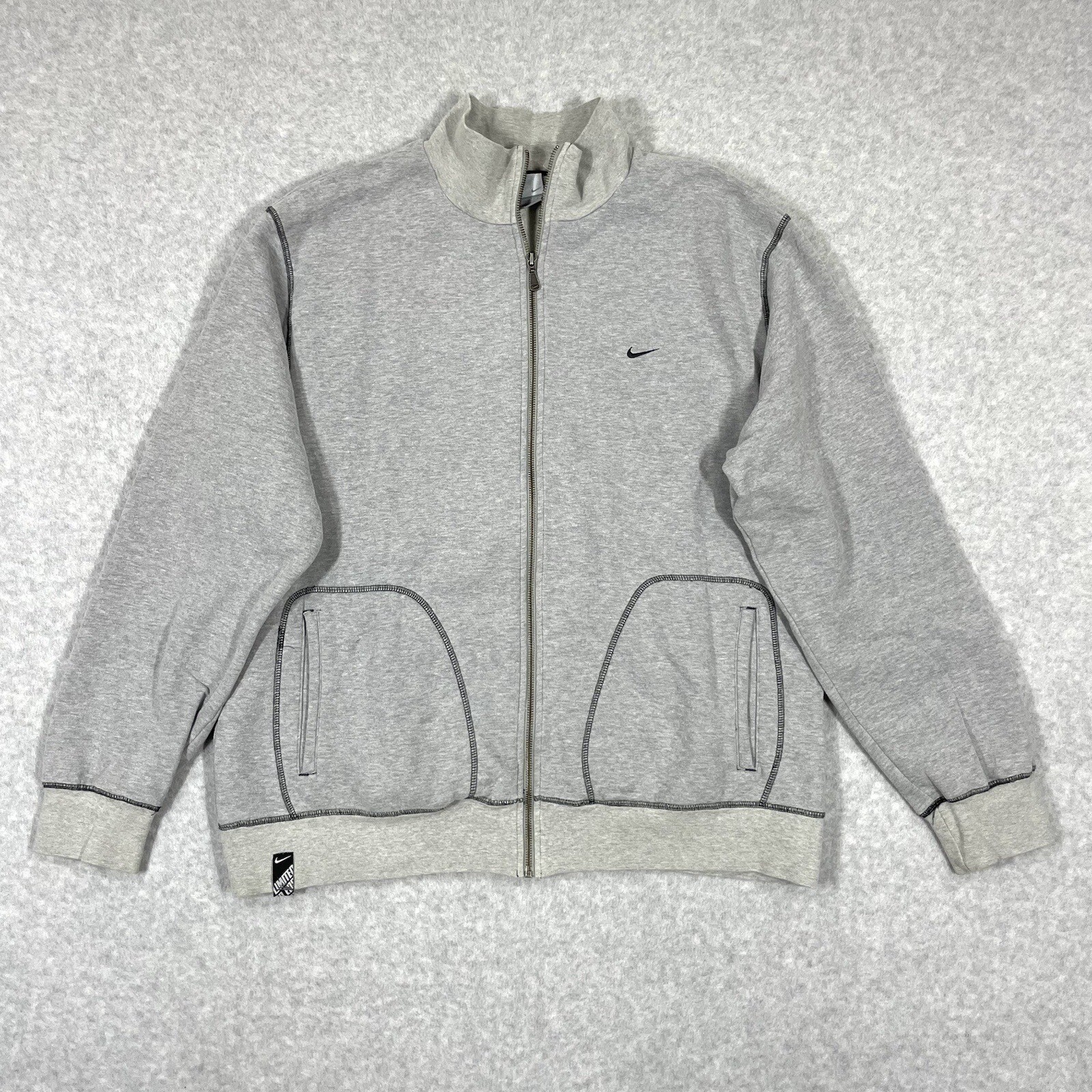 SACAI X NIKE Giacca Nike Vintage Uomo XXL Full Zip London Swoosh Track Edizione Limitata Y2K Anni 90