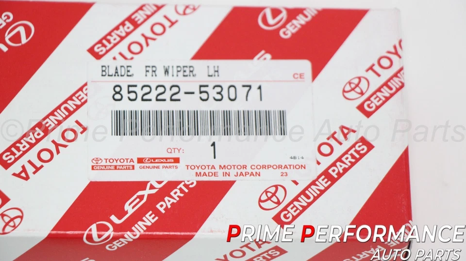 雷克萨斯 IS250 IS350 正品工厂 Wiper 刀片套装 85222-53071 85212-53081 — 第 3/4 张图片