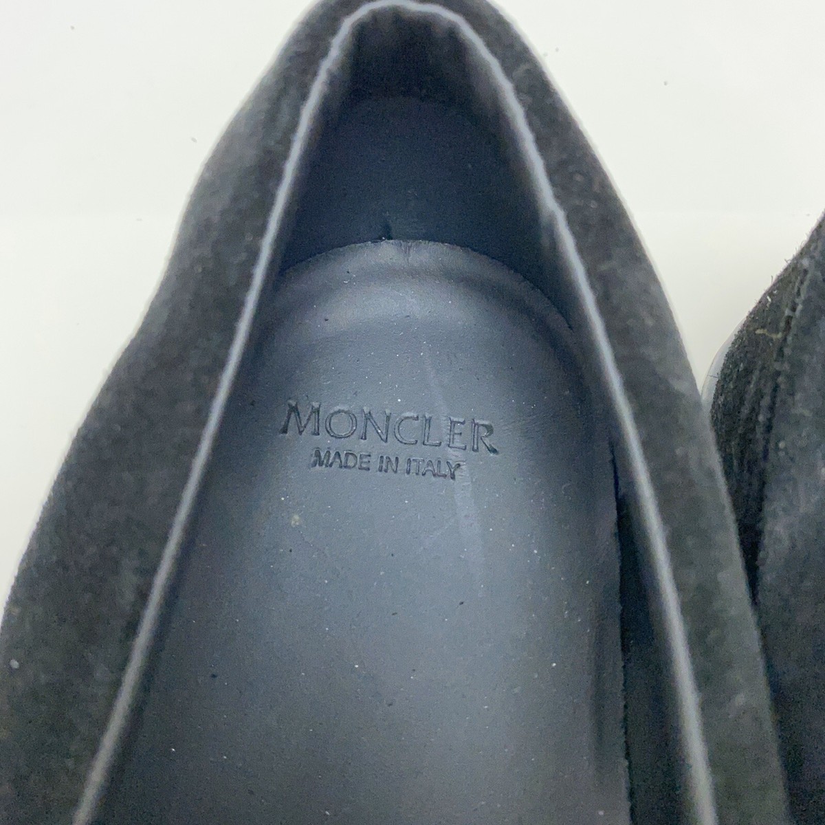 Moncler US 9 EU 39  Black Suede Slip On Loafer Hand Made Italy Shoe Sneakers Man BLACK T Timeless Loafers in Pashmy Suede  main image 4