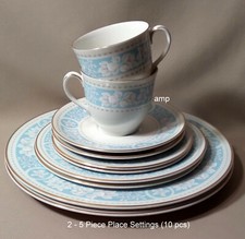 Royal Doulton Hampton Court TC1020 Lot of 2 Place Settings (10 pcs) EXCELLENT!