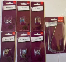 ELNA VARIOUS SEWING MACHINE FEET