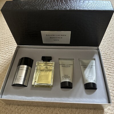 Ralph Lauren Romance Men After Shave Shower Gel Deodorant Cologne Edt Spray 3.4o