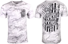 HOWITZER Men's T-Shirt DEFEND FLAG Military Grunt White S M L XL 2XL 3XL 4XL