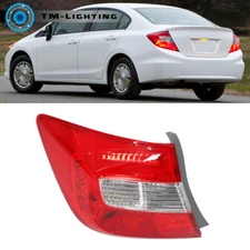 For Honda Civic 2012 4-Door Tail Light Driver Left Side Tail Lamp Assembly