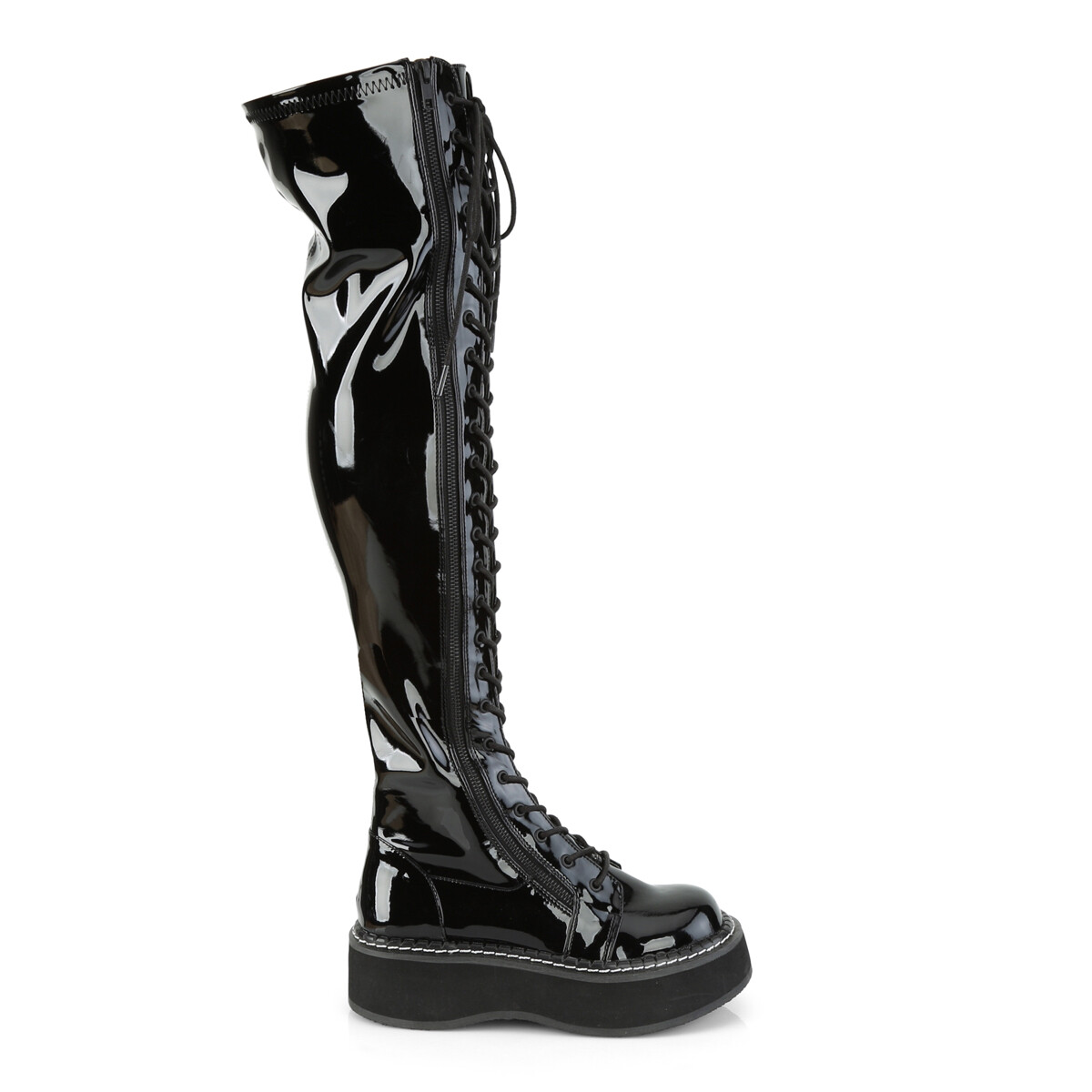 knee high goth boots