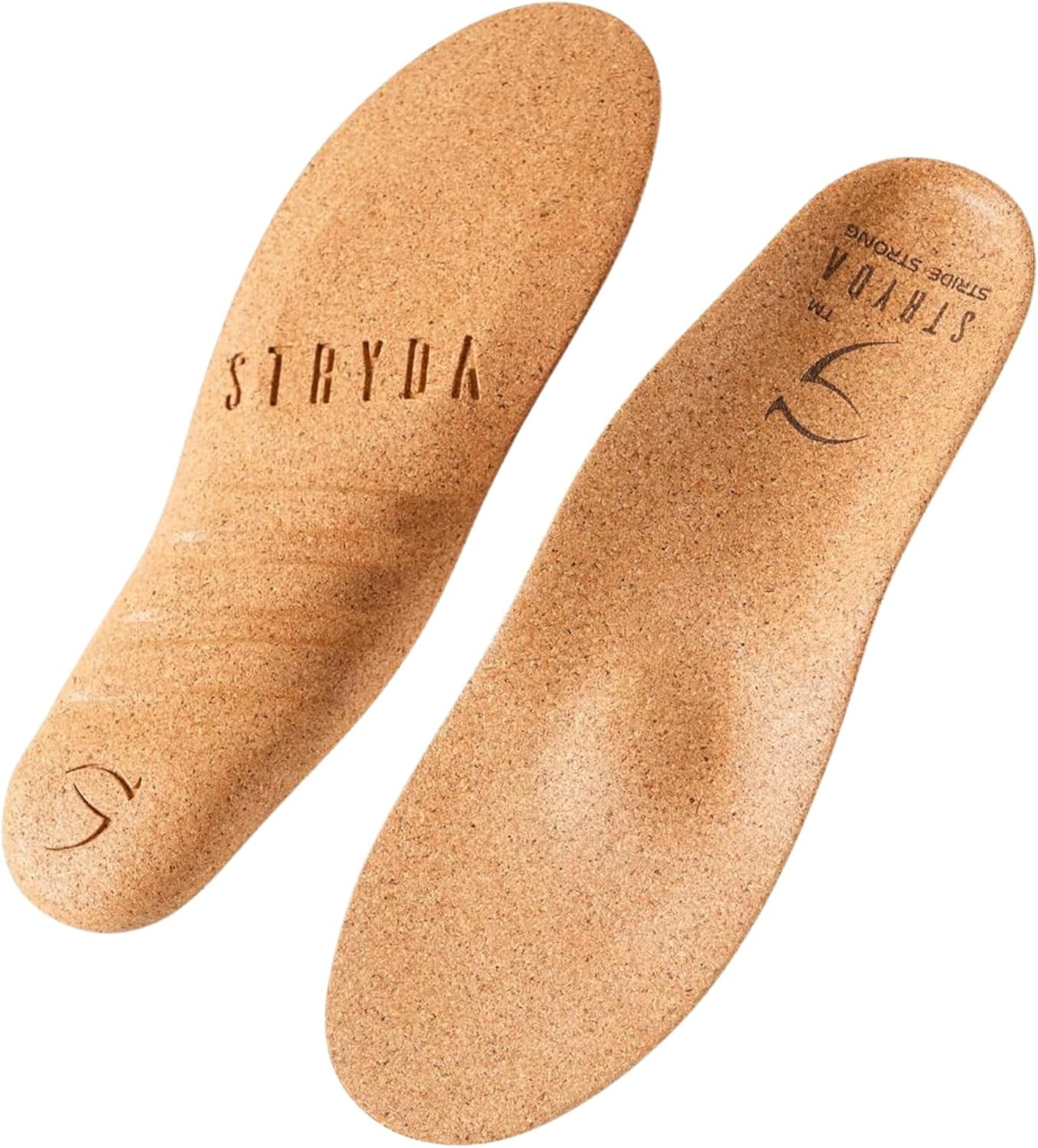 Plantillas ortopédicas de corcho natural - Inserciones para zapatos veganos para la comodidad de los pies