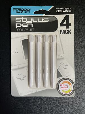 KMD 3 Pack White Stylus Pen for Original Nintendo DS Model NTR-001 Brand New
