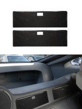 Cubierta de embellecedor de panel de caja de almacenamiento trasero de fibra de carbono 2 piezas para Nissan 350Z 2003-2005