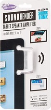 WHITE-SoundBender Easy-Fit Magnetic Sound Amplifier for iPad 2, iPad 3 and iPad
