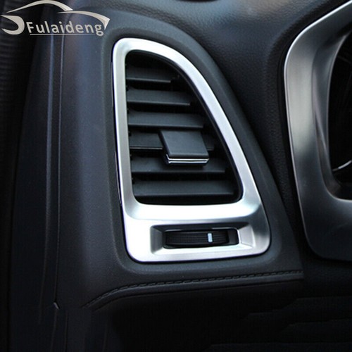 For Honda HR-V 2016-2022 Silver Central Console Air Outlet Vent Cover Trim 5Pcs - Picture 5 of 7