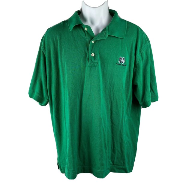 Cutter and Buck Large Shirt Notre Dame Irish Golf Polo Mens 100 COTTON