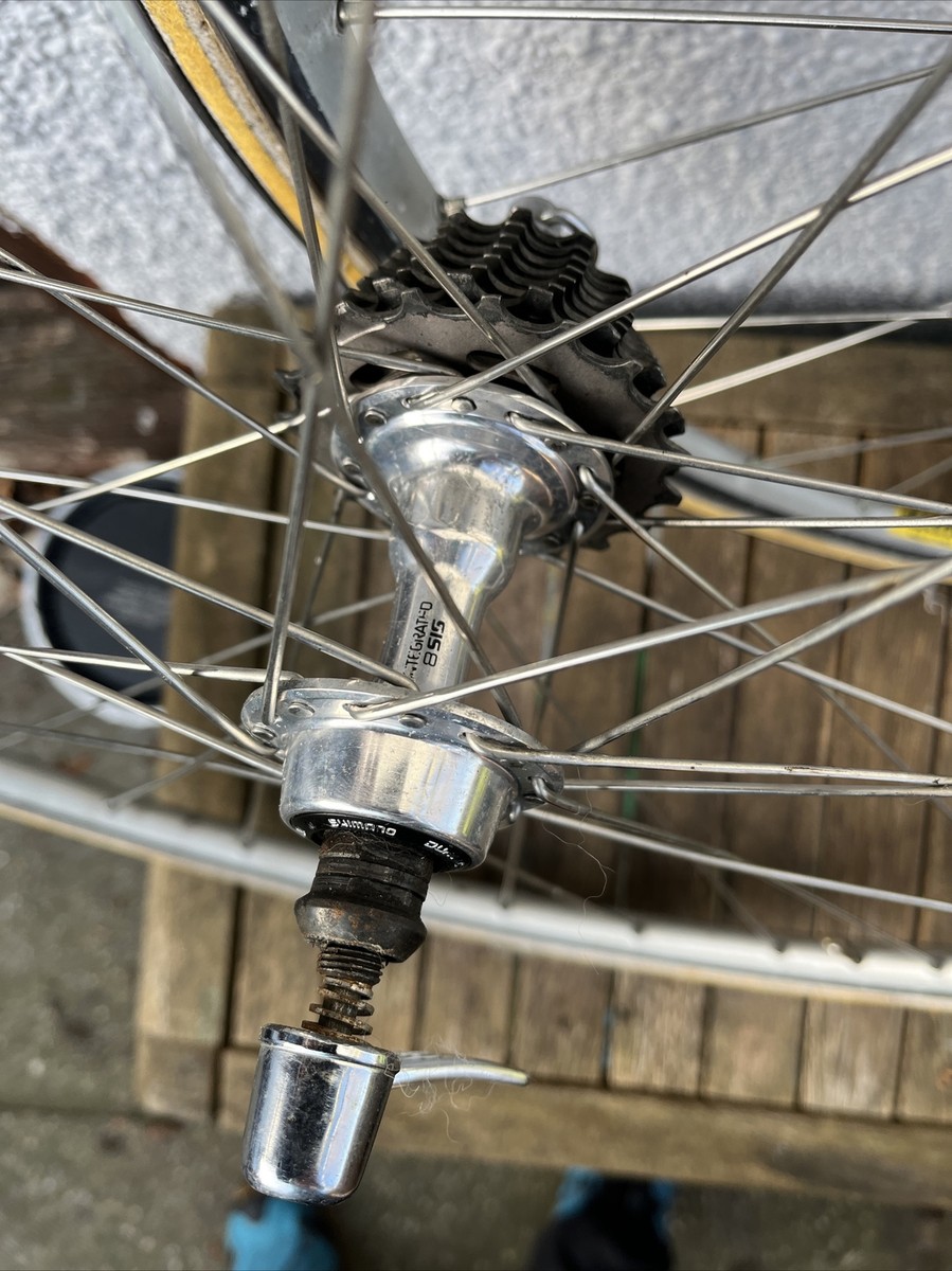 Shimano dura ace hubs Mavic mach 2 tubular rims, retro