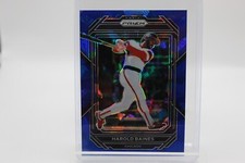 2023 Panini Prizm Baseball Blue Cracked Ice Harold Baines #294