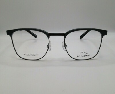 OGA Morel 10098O GB03 Matte Gunmetal Aluminum Eyeglasses Frame 50-20-140 France