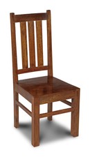 SOLID MANGO WOOD DAKOTA DINING CHAIR NEW INDIAN FURNITURE