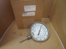 Trerice 5" Face Lower Conn/Recal Bimetal Thermometer B8540204 2-1/2" Stem 200 F