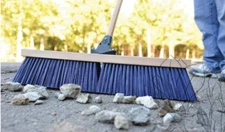 6418-FX Magnolia Brush 18" FX Line Blue Plastic Heavy Gauge Street Broom Head