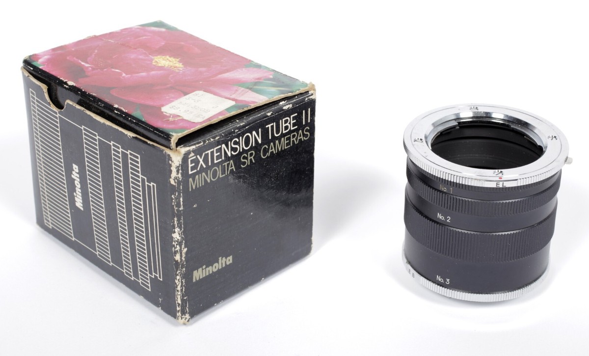 Minolta Extension tube II set for SR cameras No 1, 2 ,3