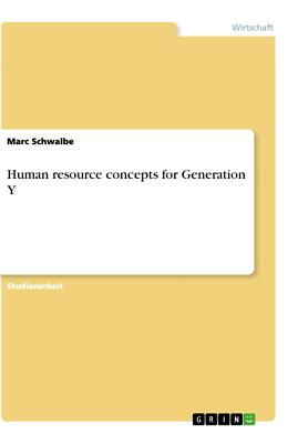 Human resource concepts for Generation Y | Buch | 9783656716969