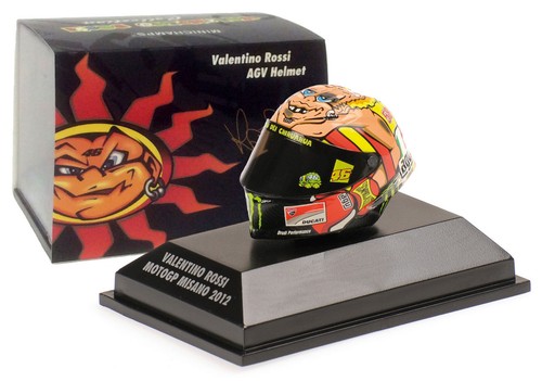 Minichamps Valentino Rossi Helmet - MotoGP Misano 2012 1/8 Scale | eBay