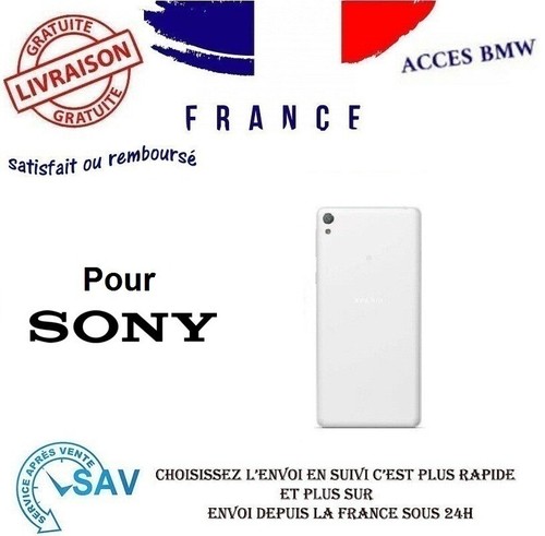 Vitre Tactile Arrière Pour Sony Xperia Z1, Z2, Z3, Z5 - Noir Ou Blanc - Neuf D'origine