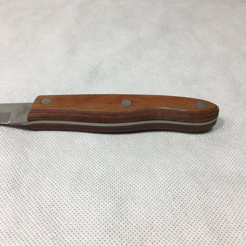 Cuchillo de talla Interpur acero inoxidable Japón 9,25" hoja mango de madera marrón - Imagen 8 de 24