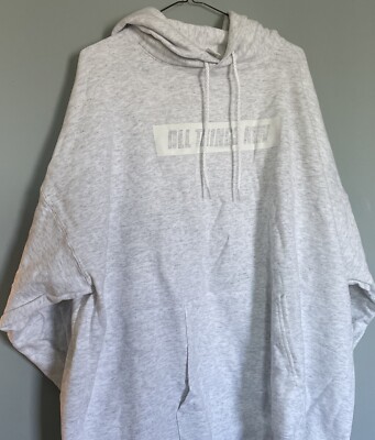 NEW Hanes EcoSmart Pull Over SIZE 2XL Gray Hoodie Long Sleeve New