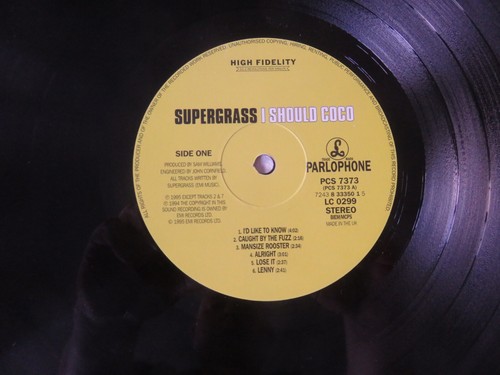 SUPERGRASS I Should Coco PARLOPHONE 1995 UK 1ST PRESSING LP & BONUS 7" PCS7373X - Imagen 6 de 12