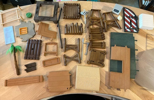 Mega Lot Of Vintage Playmobil 38 Pieces