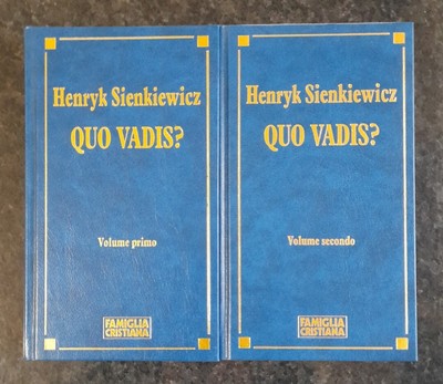 Quo Vadis? Di Henryk Sienkiewicz Volume I -II Mondadori 1992 Famiglia Cristiana