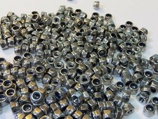 M4 STAINLESS STEEL A2 NYLOCK NUTS (m4 nyloc) (4mm SELF LOCKING NUTS 35 PACK)