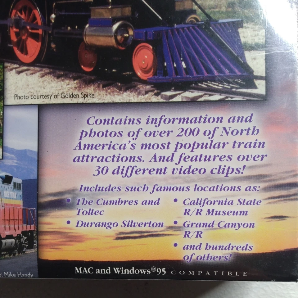 The Trains Of North America CD-ROM New/Sealed Vintage Software - Image 4 of 4