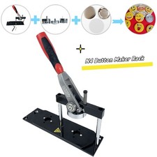 Professional N4 Badge Button Maker Rack DIY Emblem Button Maker Press Body